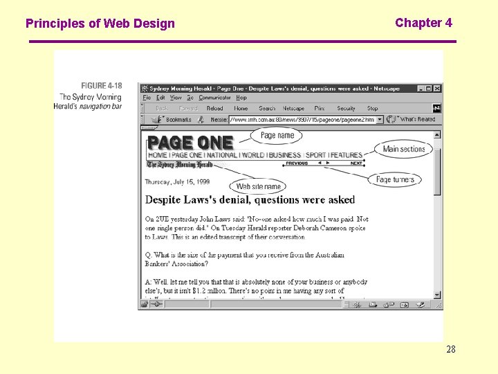 Principles of Web Design Chapter 4 28 