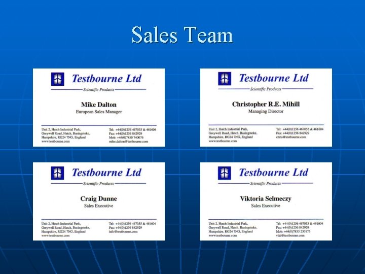 Sales Team 
