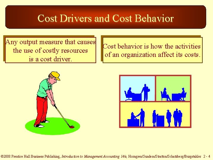 Cost Drivers and Cost Behavior Any output measure that causes Cost behavior is how