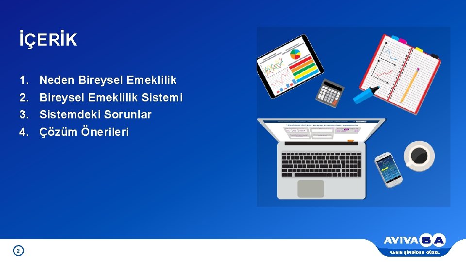 İÇERİK 1. 2. 3. 4. 2 Neden Bireysel Emeklilik Sistemi Sistemdeki Sorunlar Çözüm Önerileri