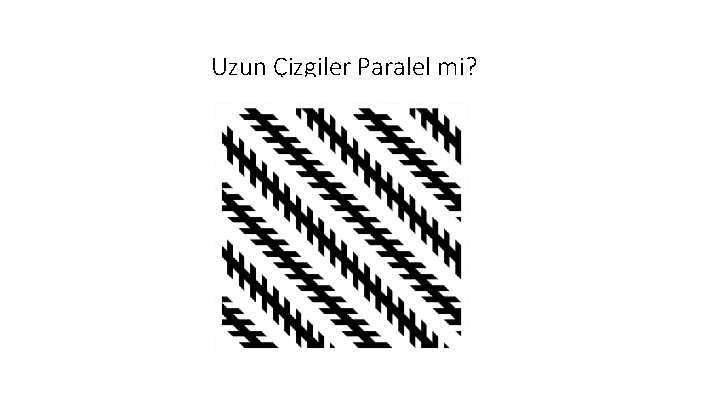Uzun Çizgiler Paralel mi? 