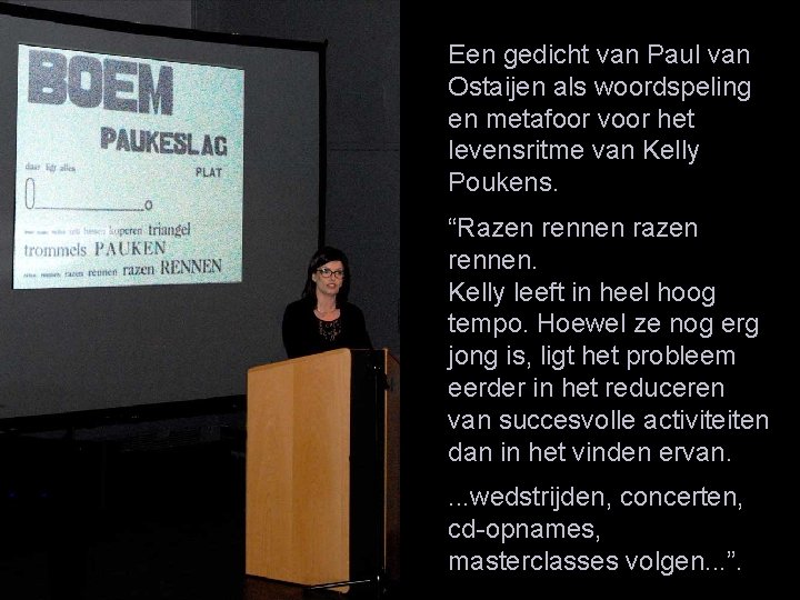 Een gedicht van Paul van Ostaijen als woordspeling en metafoor voor het levensritme van