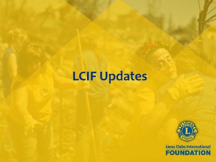 LCIF Updates 