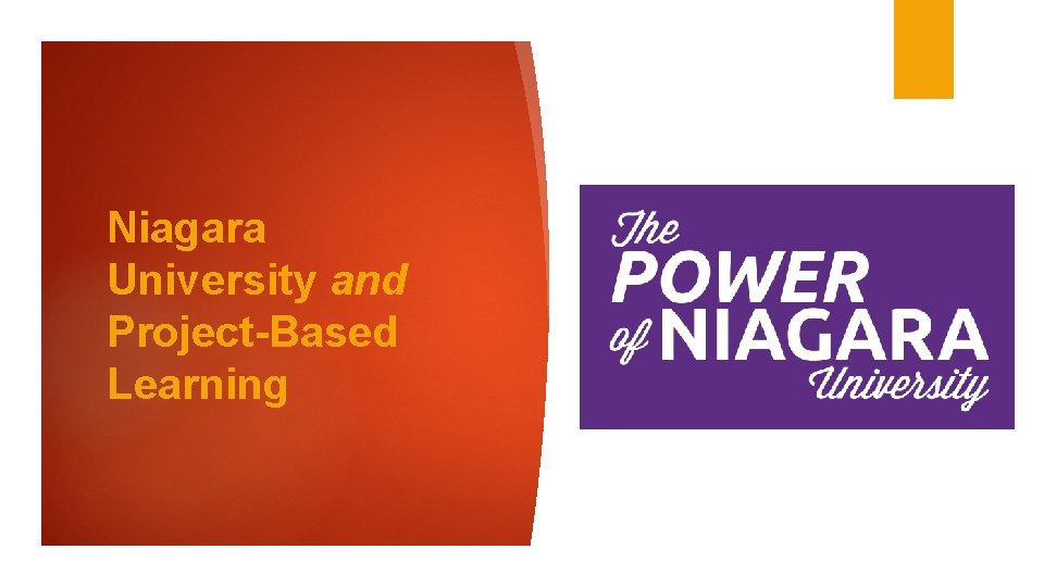 Niagara University and Project-Based Learning 