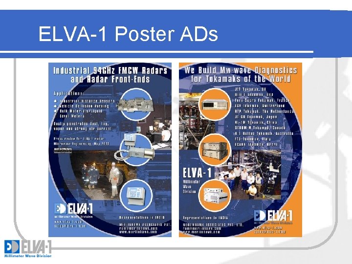 ELVA-1 Poster ADs 
