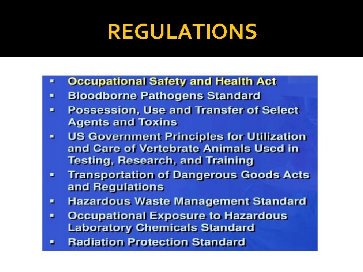 REGULATIONS 