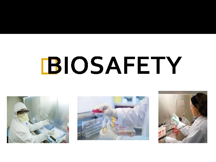 � BIOSAFETY 