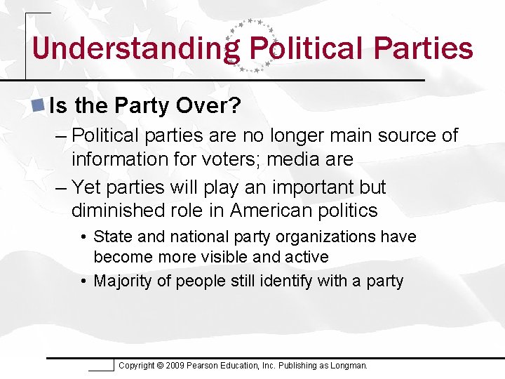 Understanding Political Parties Is the Party Over? – Political parties are no longer main