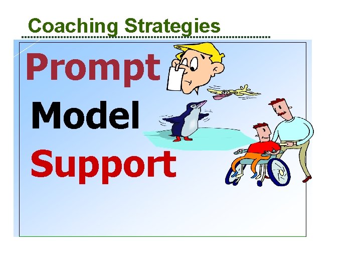 Coaching Strategies Prompt Model Support 