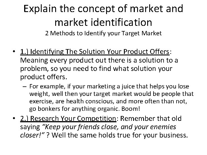 Demonstrate connections between company actions and results What