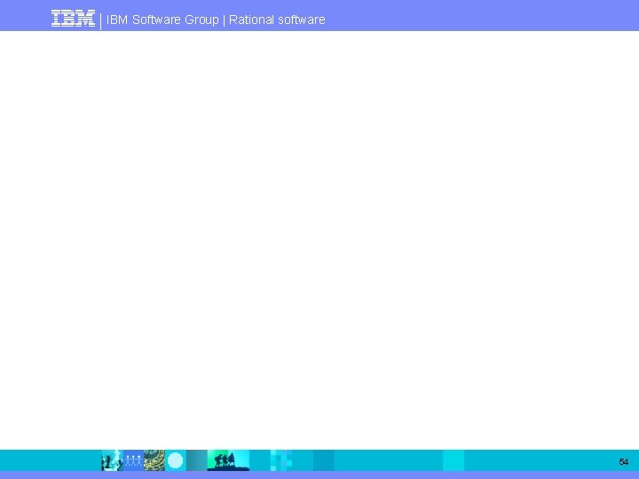 IBM Software Group | Rational software 54 