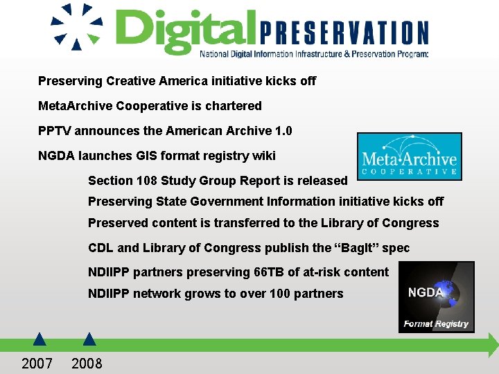 Preserving Creative America initiative kicks off Meta. Archive Cooperative is chartered PPTV announces the