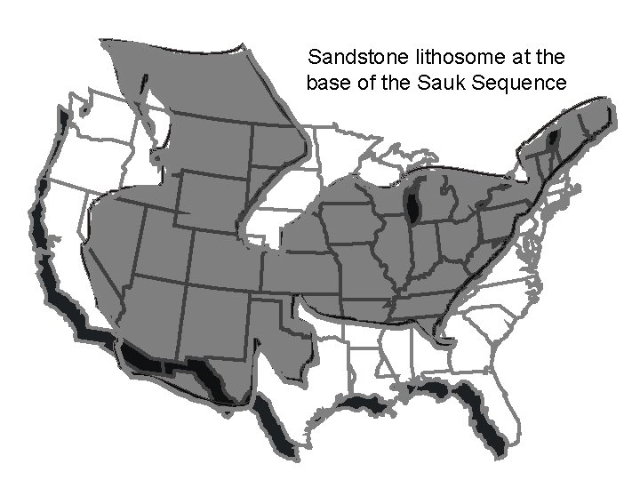 Sandstone lithosome at the base of the Sauk Sequence 