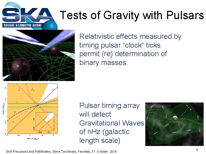 Tests of Gravity with Pulsars Relativistic effects measured by timing pulsar “clock” ticks permit
