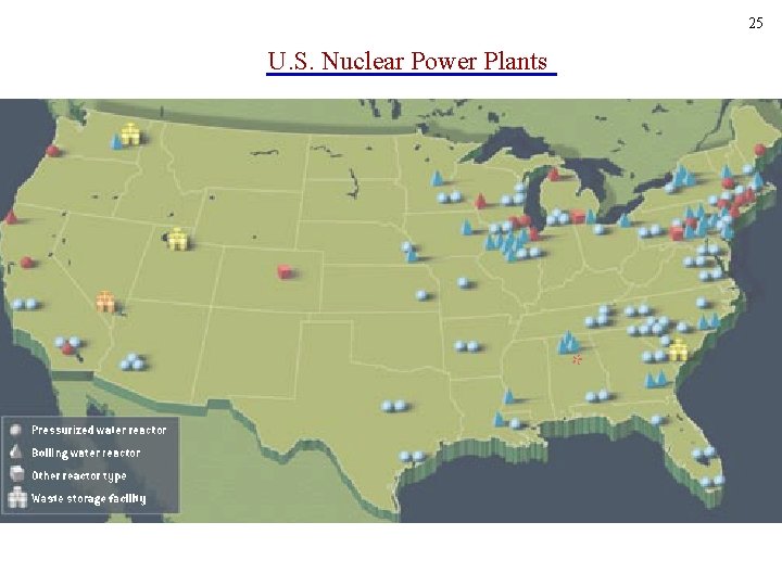 25 U. S. Nuclear Power Plants 