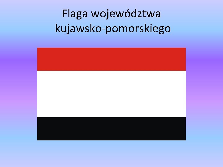 Flaga województwa kujawsko-pomorskiego 