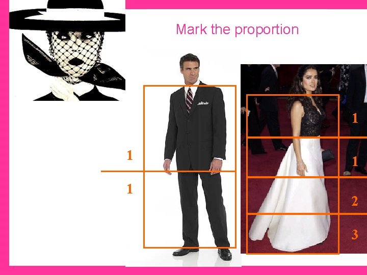 Mark the proportion 1 1 2 3 