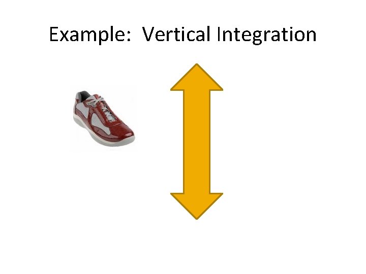 Example: Vertical Integration 