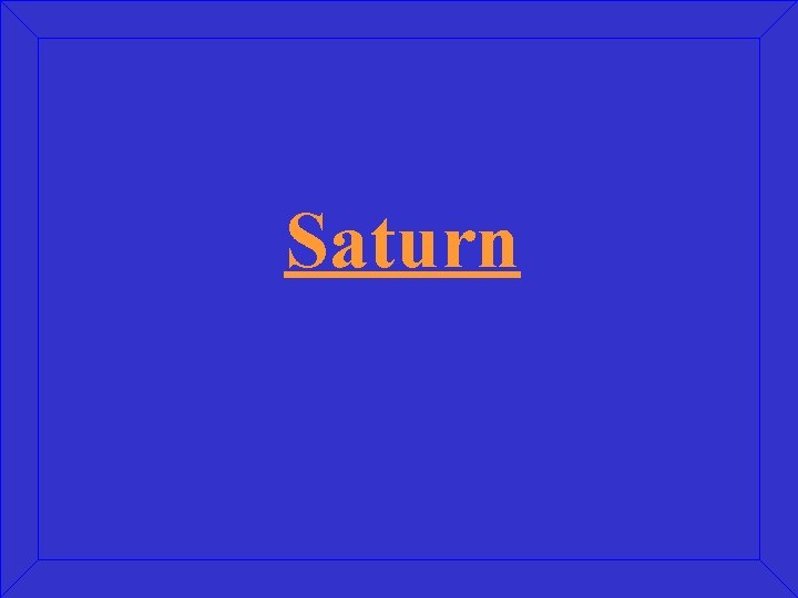 Saturn 