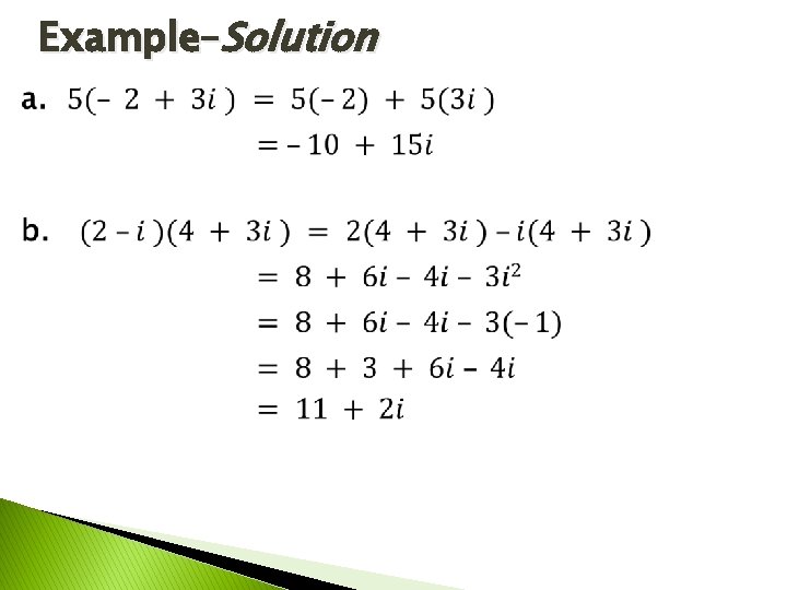 Example–Solution 