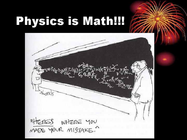Physics is Math!!! 