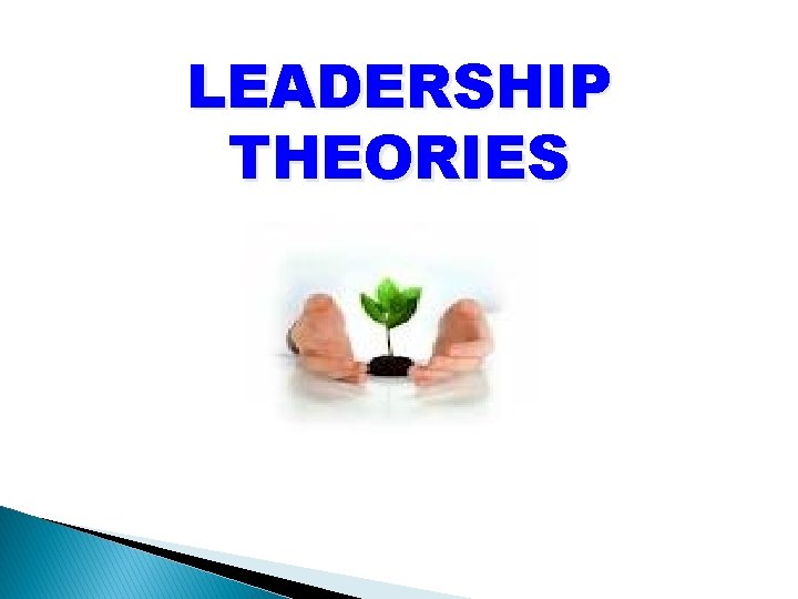 LEADERSHIP THEORIES 