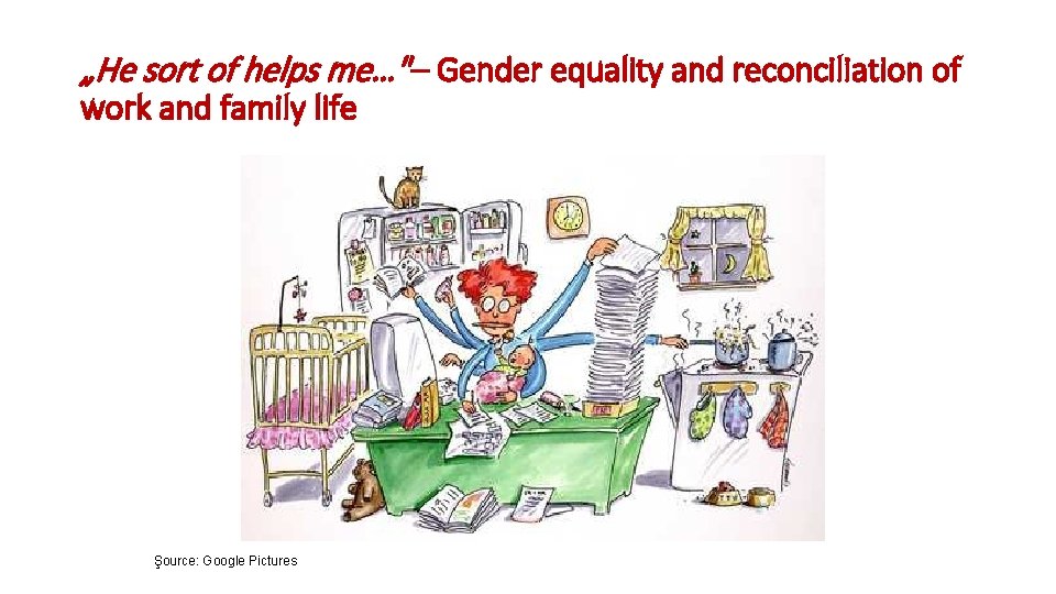 „He sort of helps me…" – Gender equality and reconciliation of work and family
