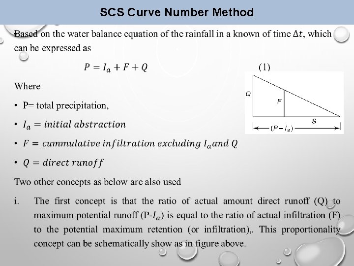 SCS Curve Number Method • 