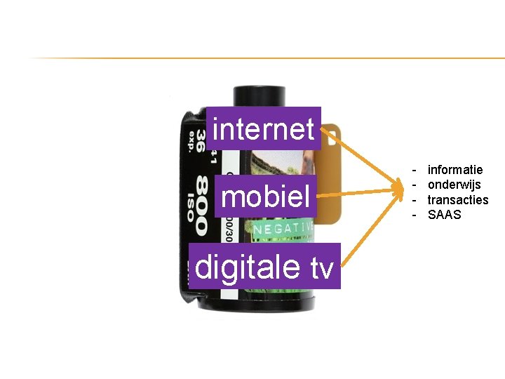 internet mobiel digitale tv - informatie onderwijs transacties SAAS 