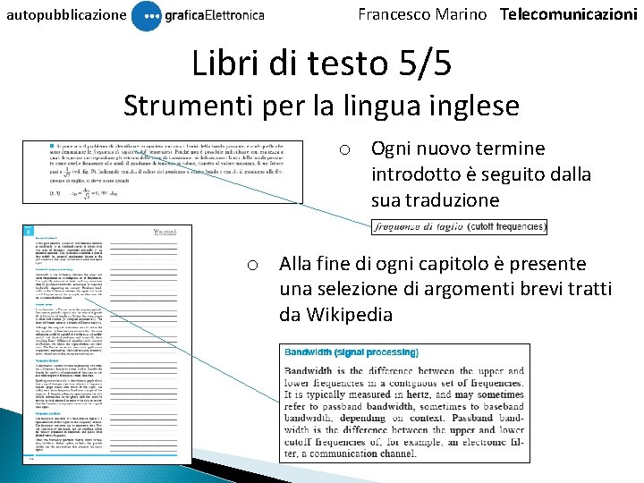 autopubblicazione Francesco Marino Telecomunicazioni Libri di testo 5/5 Strumenti per la lingua inglese o