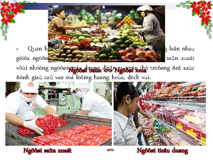 Quan heä cung – caàu laø moái quan heä taùc ñoäng laãn nhau giöõa Quan heä cung – caàu laø moái quan heä taùc ñoäng laãn nhau giöõa