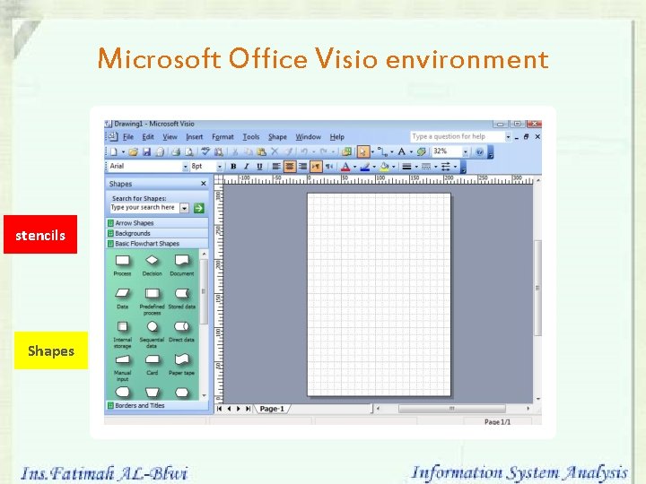 Microsoft Office Visio environment stencils Shapes 