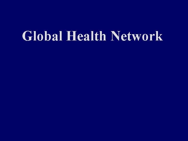 Global Health Network 