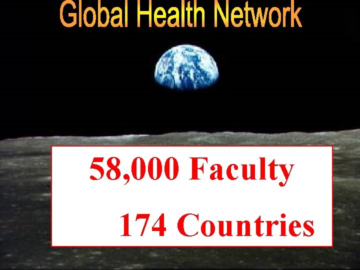 58, 000 Faculty 174 Countries 