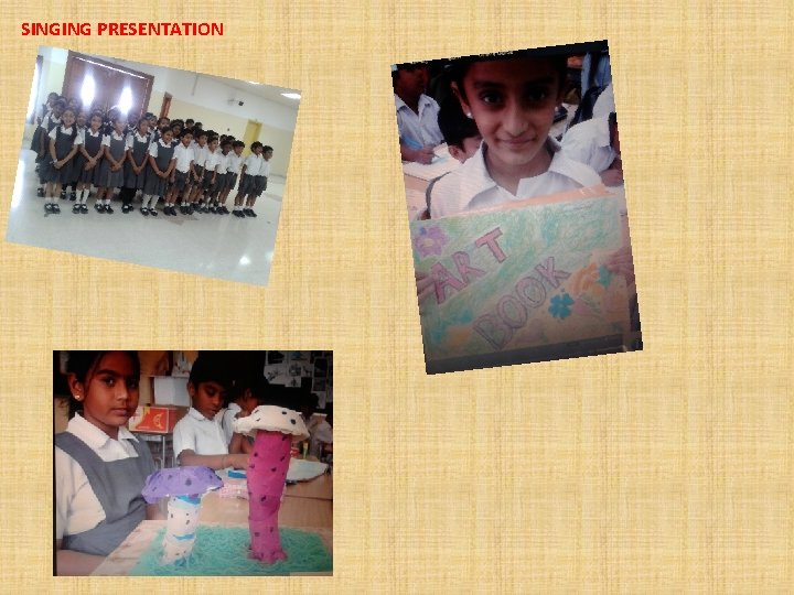 SINGING PRESENTATION 