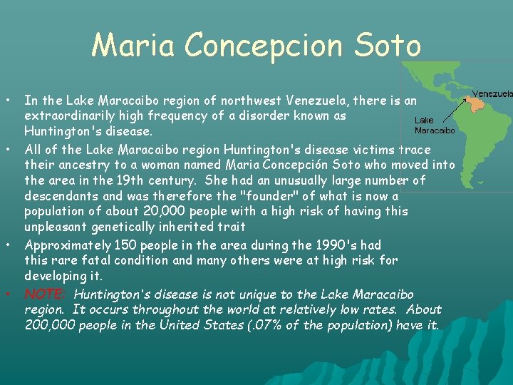 Maria Concepcion Soto • • In the Lake Maracaibo region of northwest Venezuela, there