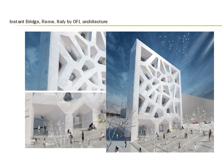 Instant Bridge, Rome. Italy by OFL architecture  Instant Bridge, Rome. Italy by OFL architecture