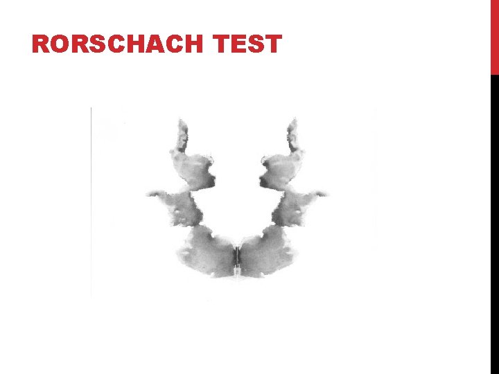 RORSCHACH TEST 