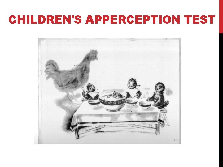 CHILDREN'S APPERCEPTION TEST 