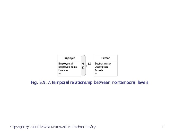 Fig. 5. 9. A temporal relationship between nontemporal levels Copyright © 2008 Elzbieta Malinowski