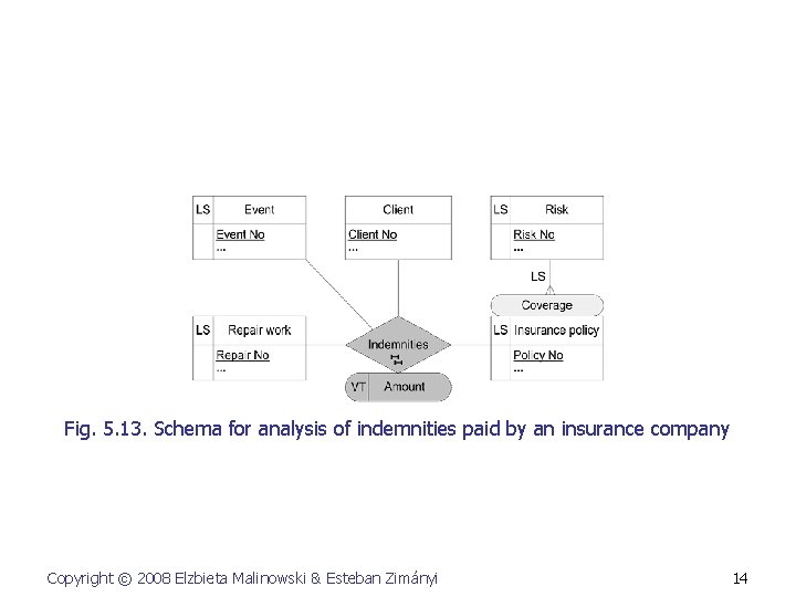 Fig. 5. 13. Schema for analysis of indemnities paid by an insurance company Copyright