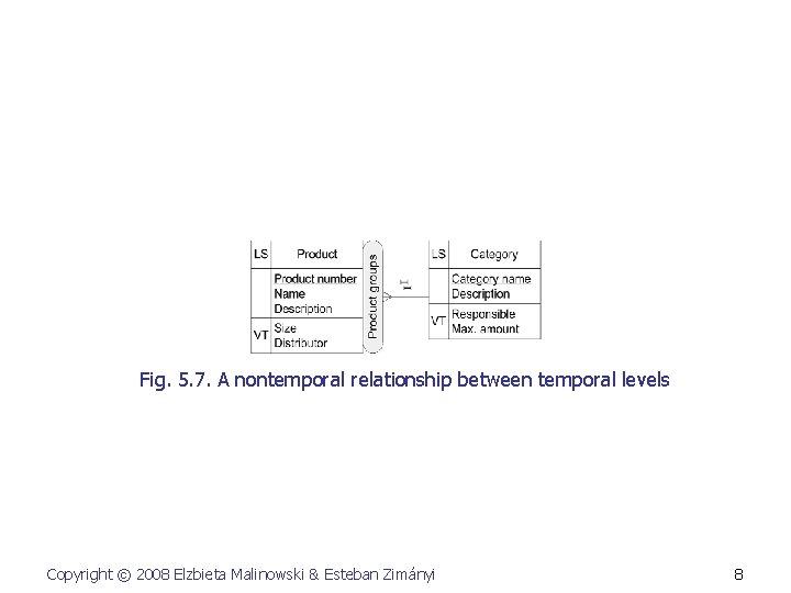 Fig. 5. 7. A nontemporal relationship between temporal levels Copyright © 2008 Elzbieta Malinowski
