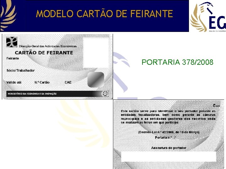 MODELO CARTÃO DE FEIRANTE PORTARIA 378/2008 12 