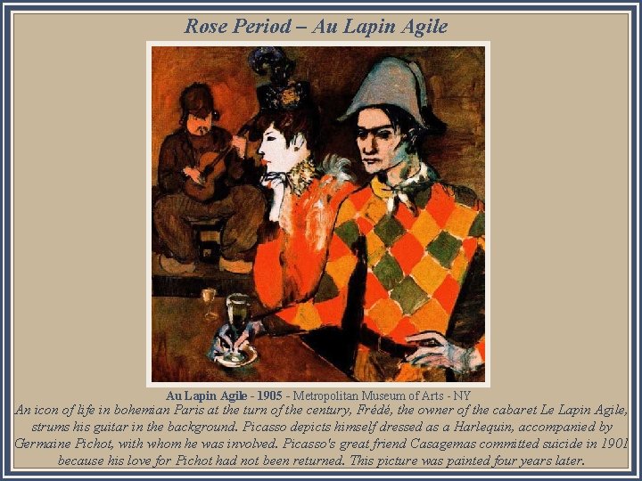 Rose Period – Au Lapin Agile a z l e D Au Lapin Agile