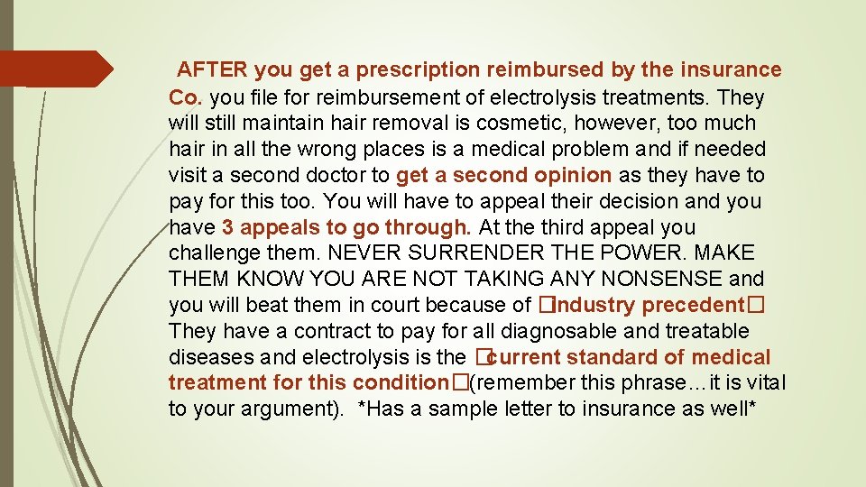 AFTER you get a prescription reimbursed by the insurance Co. you file for reimbursement AFTER you get a prescription reimbursed by the insurance Co. you file for reimbursement