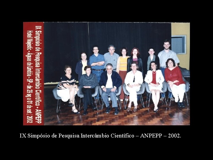 IX Simpósio de Pesquisa Intercâmbio Científico – ANPEPP – 2002. 