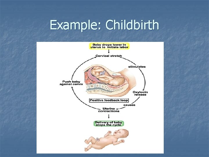 Example: Childbirth Example: Childbirth