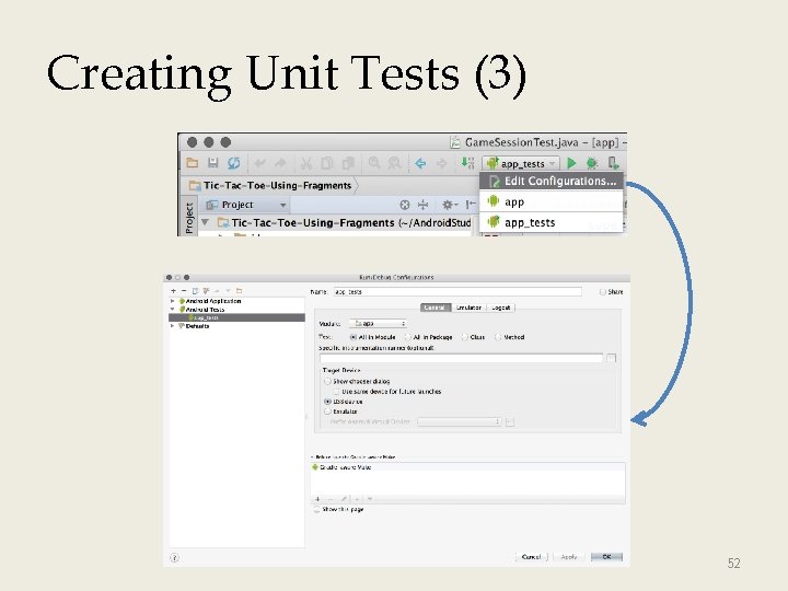 Creating Unit Tests (3) 52 