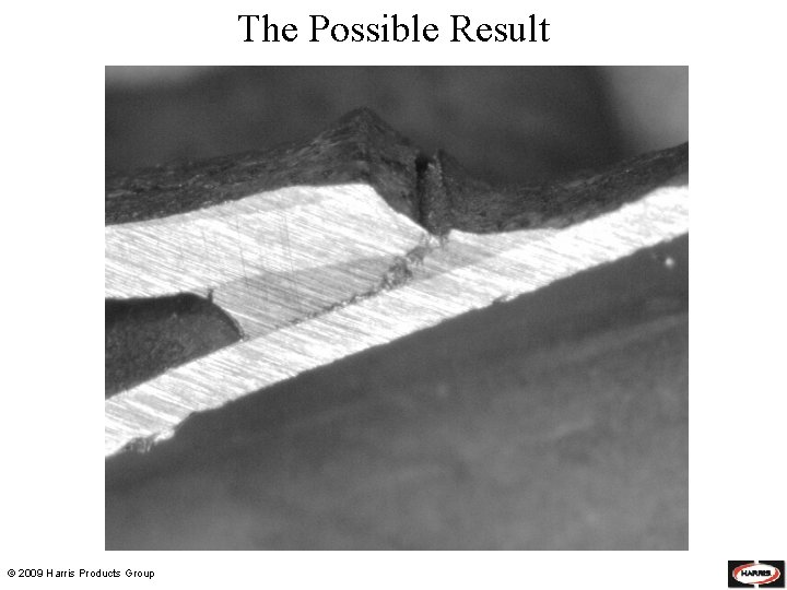 The Possible Result © 2009 Harris Products Group 