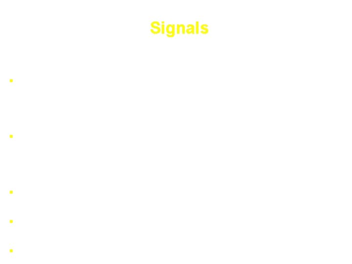 Signals Single-electrode recordings - Limitations - Intracellular recordings: Only a few neurons and difficult
